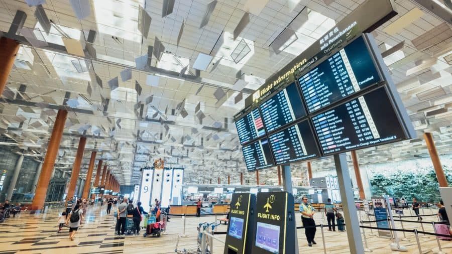 Airport terminal board